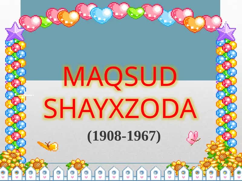 Maqsud Shayxzoda