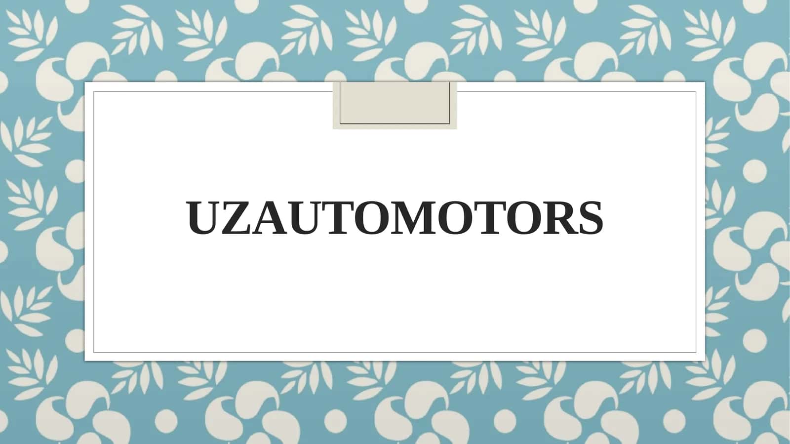 UzAutoMotors