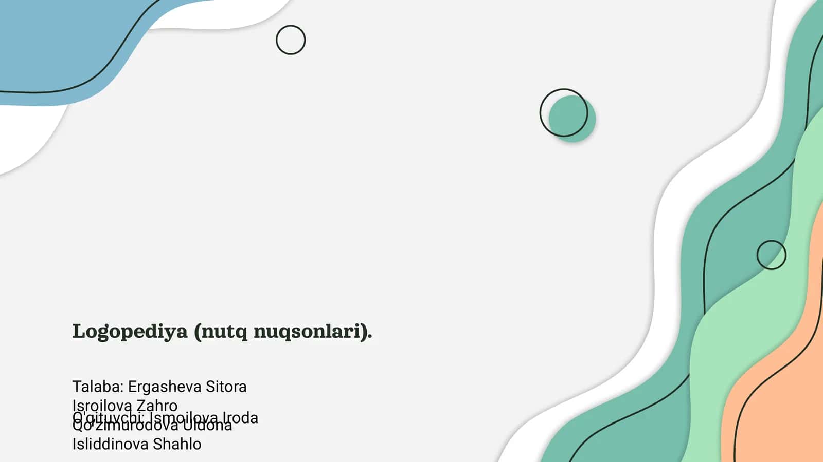Logopediya (nutq nuqsonlari)