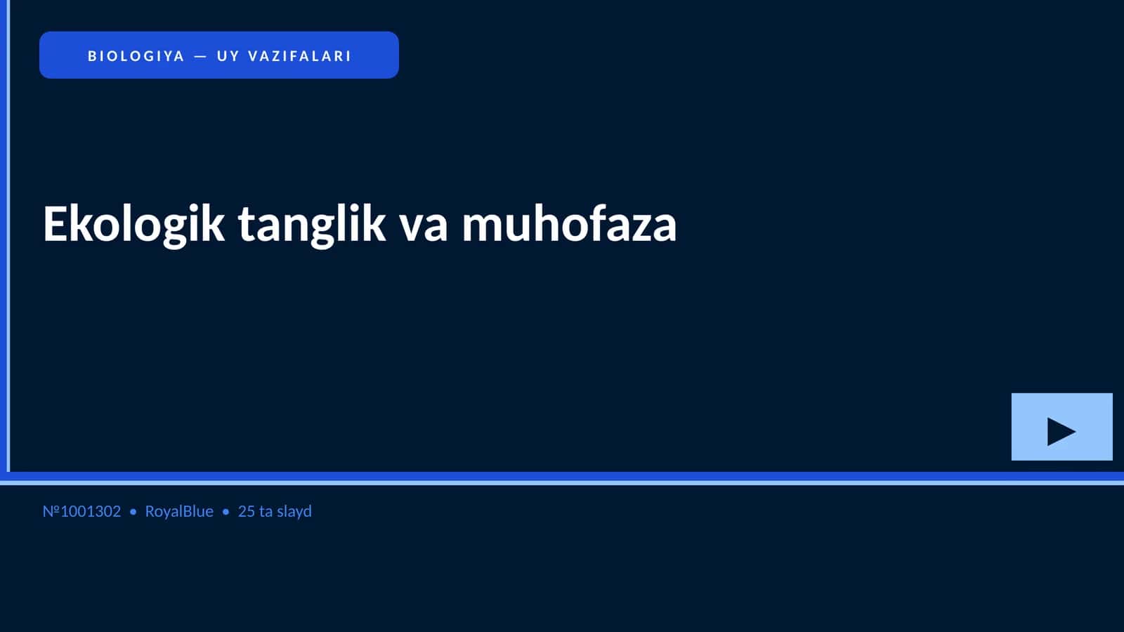 Ekologik tanglik va muhofaza
