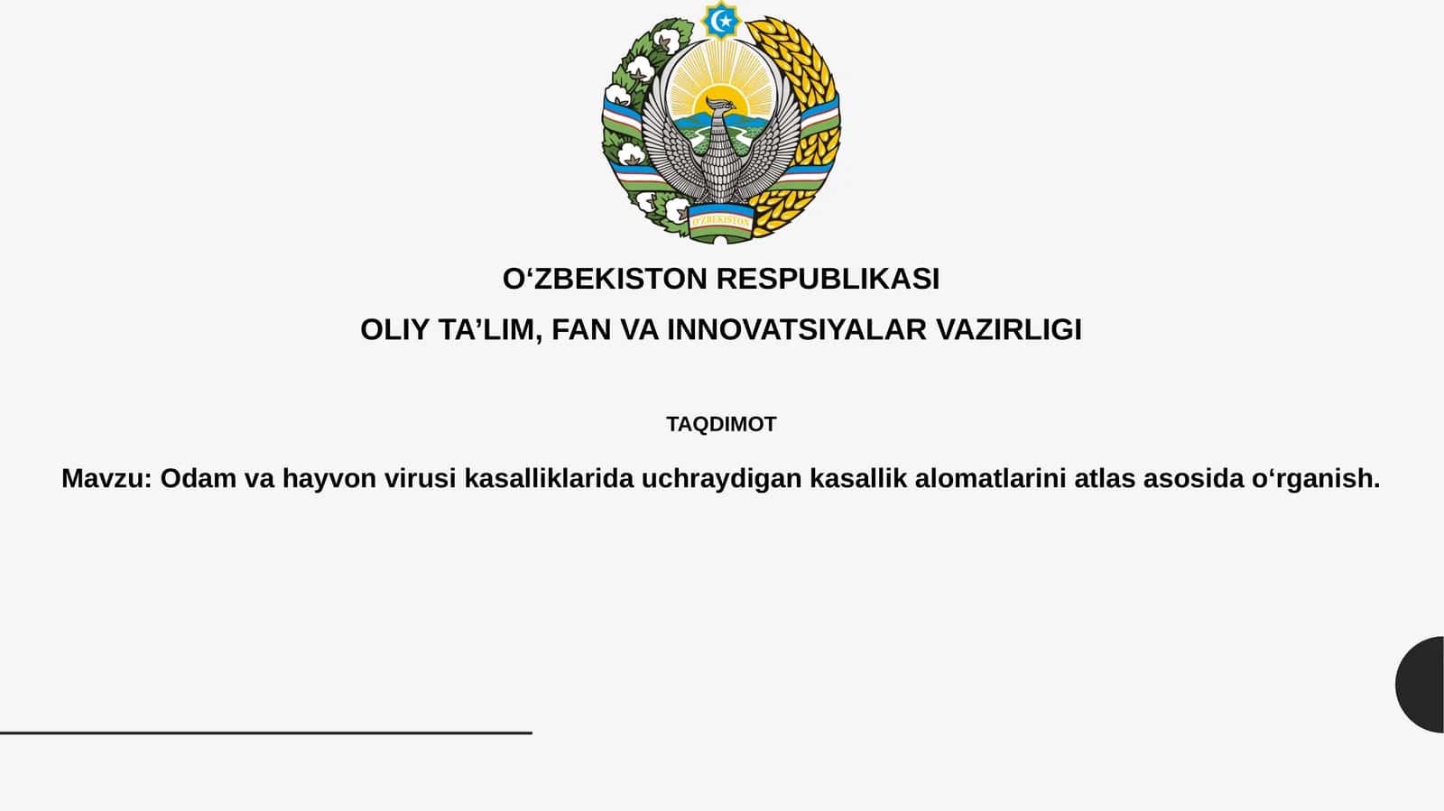 Odamlar va hayvonlar virus kasalliklari