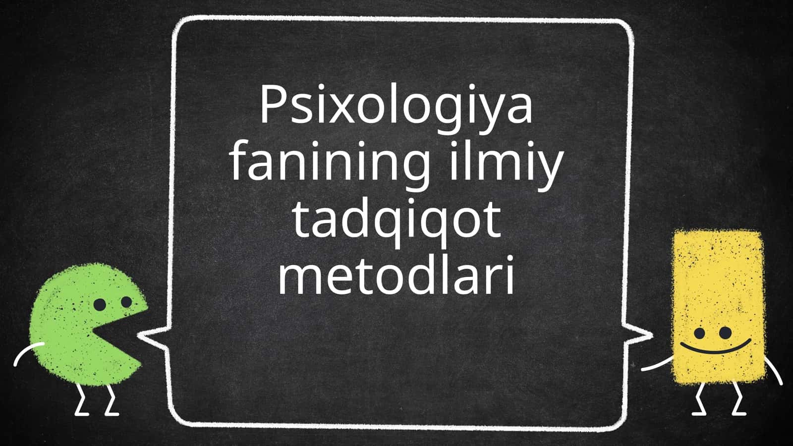 Psixologiya fanining ilmiy tadqiqot metodlari