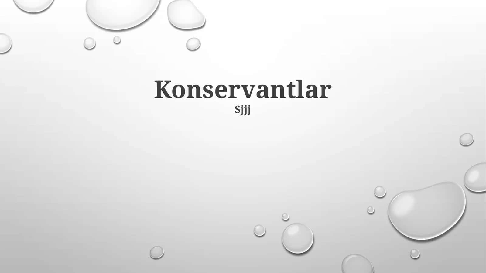 Konservantlar - Ta'rif, Turlari va Ta'sir Mexanizmlari