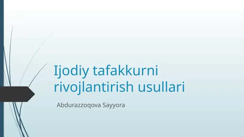 Ijodiy ta'akkur