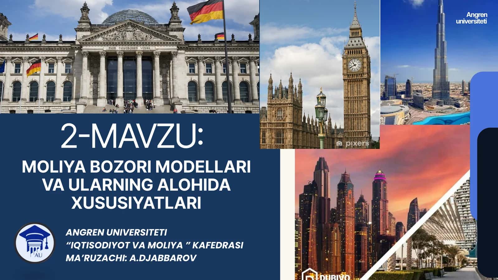 Moliya Bozori Modellari va Ularning Alohida Xususiyatlari