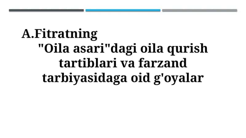 Oilaviy munosabatlarda teng huquqlilik va sheriklik tamoyillari