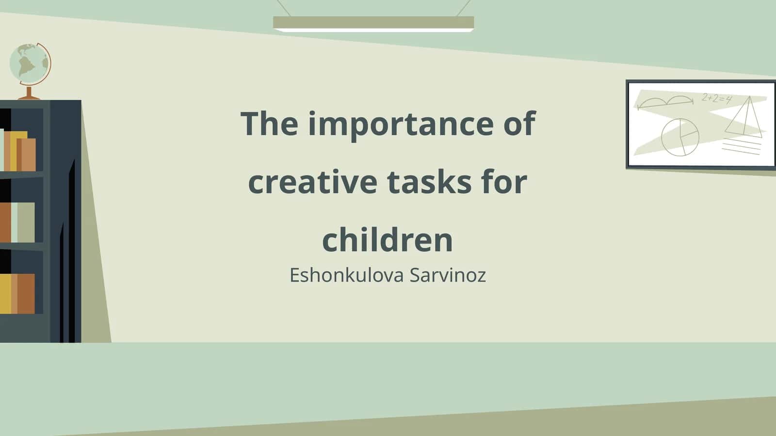 The importance of creative tasks for children