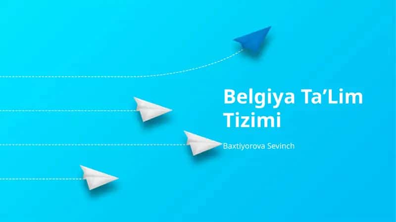 Belgiya TaʼLim Tizimi