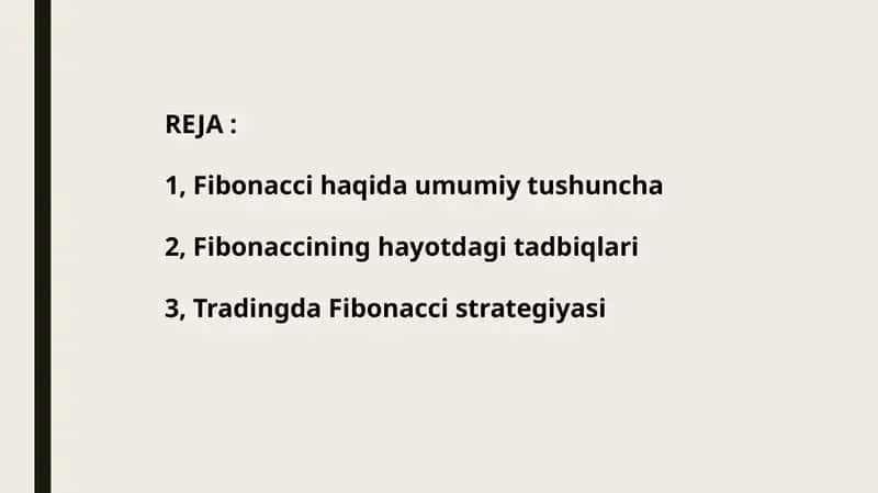 Fibonacci buketma-ketlikning qo‘ng‘iroq misollari