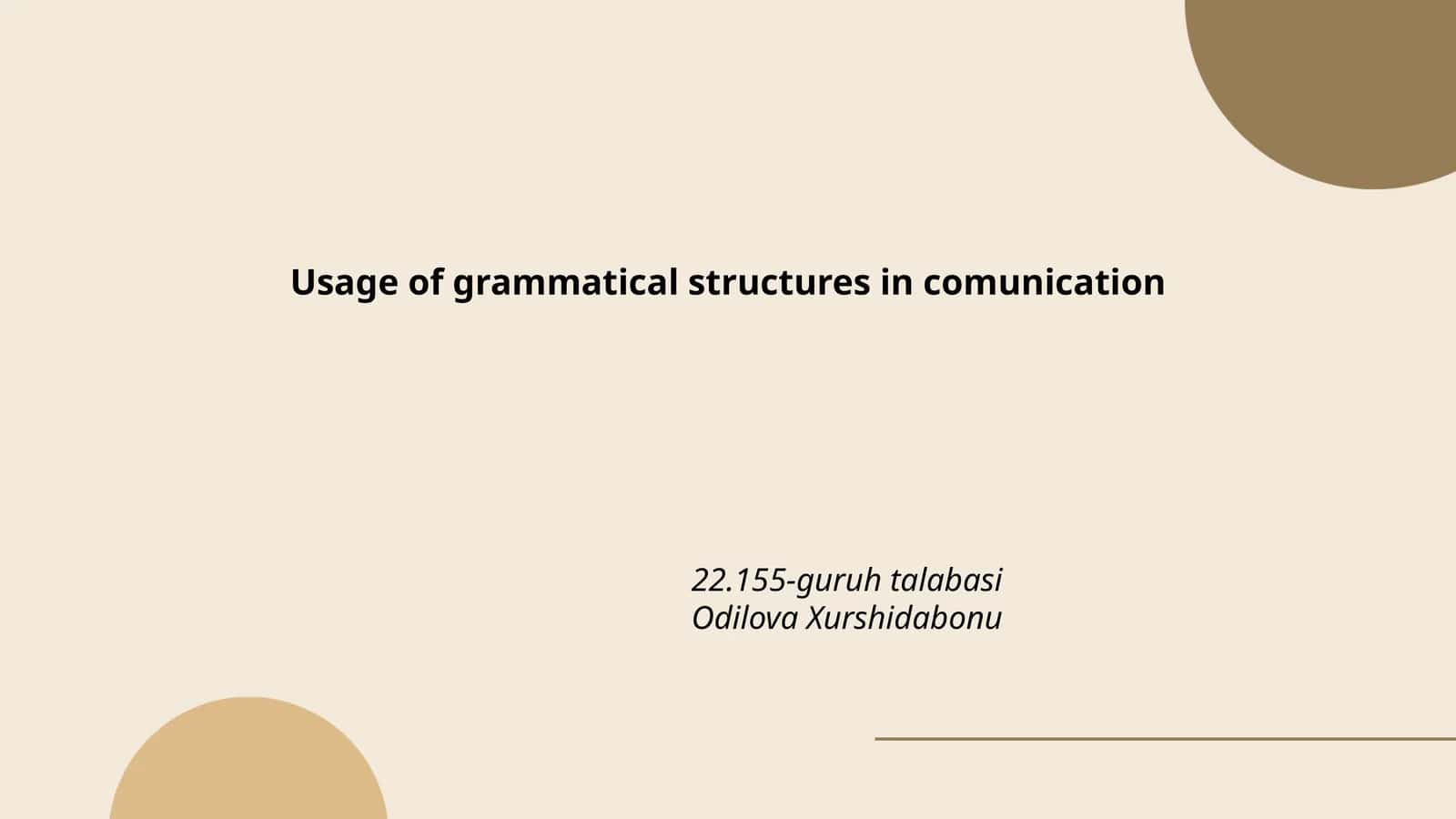 Subject-Verb Agreement in Communication