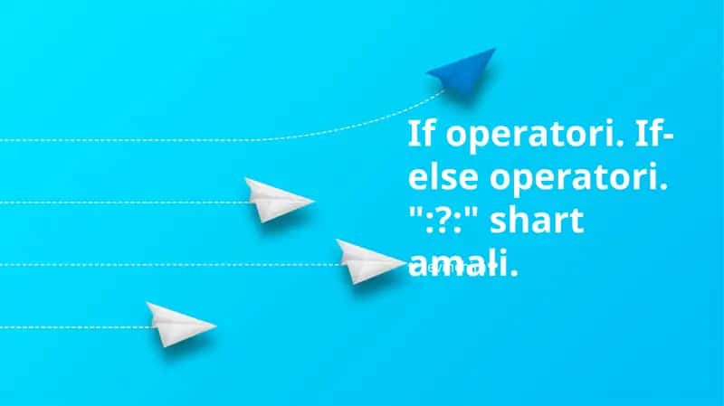 Uchlik Operator: Qisqa Shartli Mantiq