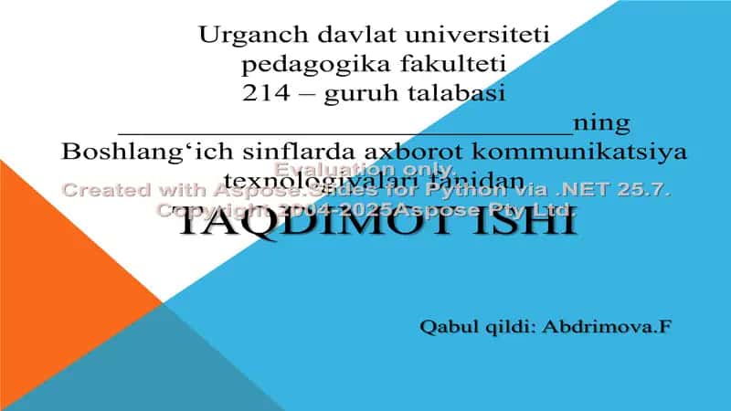 Tovushlar va harflarni o‘rgatishda axborot texnologiyalaridan foydalanishni o‘rgatish
