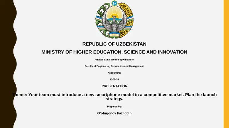 Your team must introduce a new smartphone model in a competitive market. Plan the launch strategy