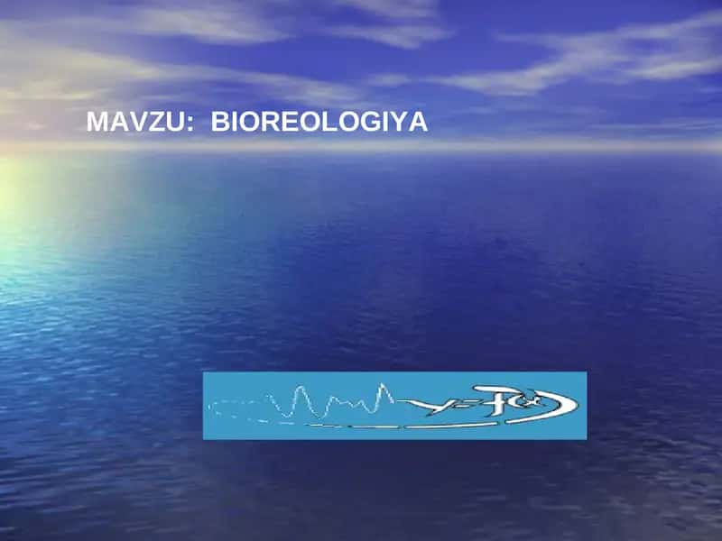 Bioreologiya