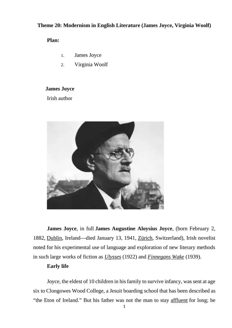 James Joyce