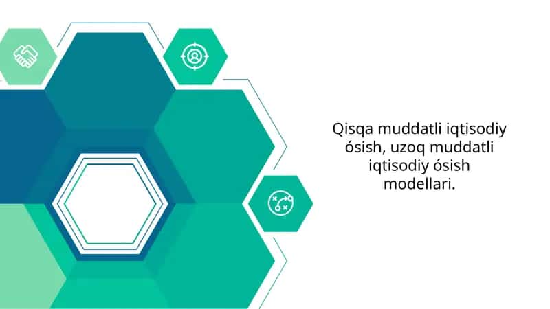 Qisqa muddatli iqtisodiy ósish, uzoq muddatli iqtisodiy ósish modellari