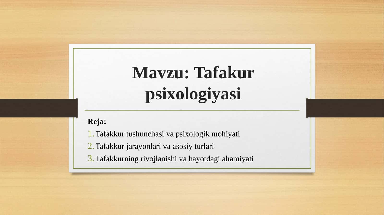 Tafakkur psixologiyasi
