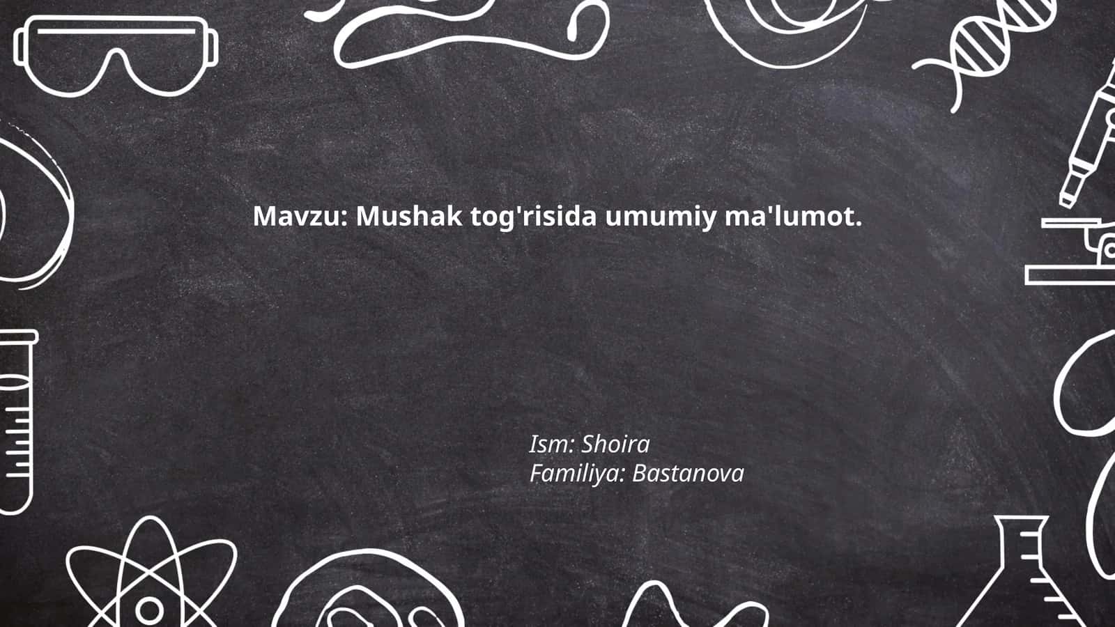 Mushaklarning tuzilishi va funktsiyalari
