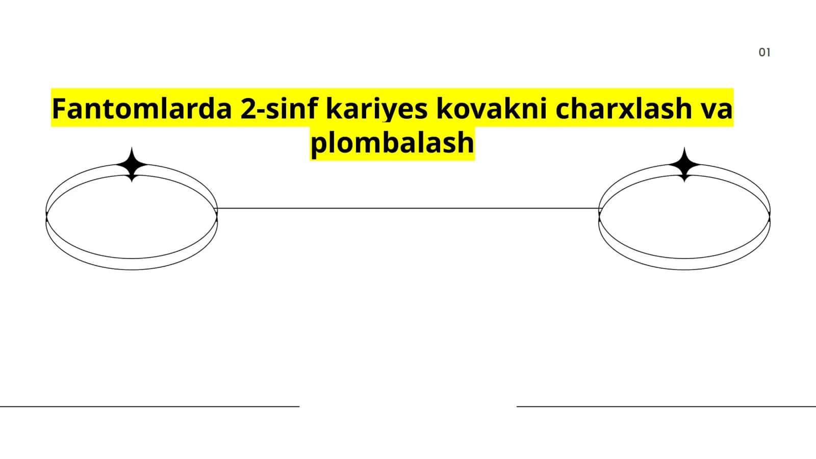 Fantomlarda 2-sinf kariyes kovakni charxlash va plombalash