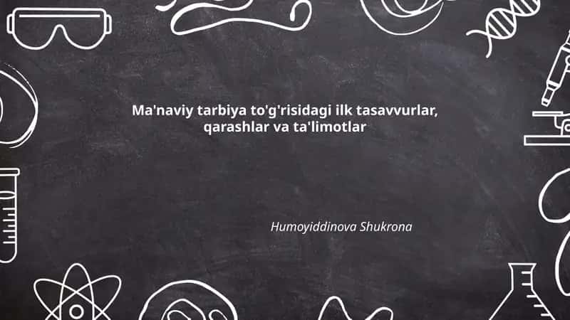Ma'naviy tarbiya to'g'risidagi ilk tasavvurlar, qarashlar va ta'limotlar