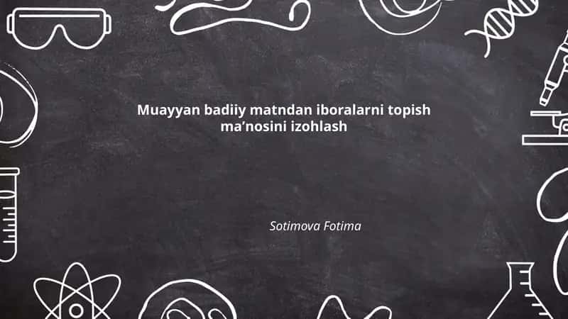 Sotimova Fotima