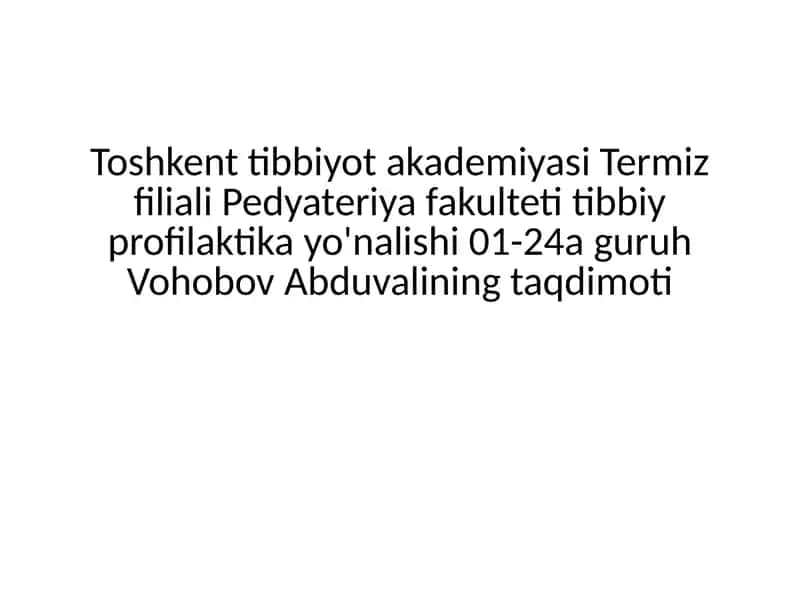 Atrof-muhitni muhofaza qilish tibbiy profilaktikasi