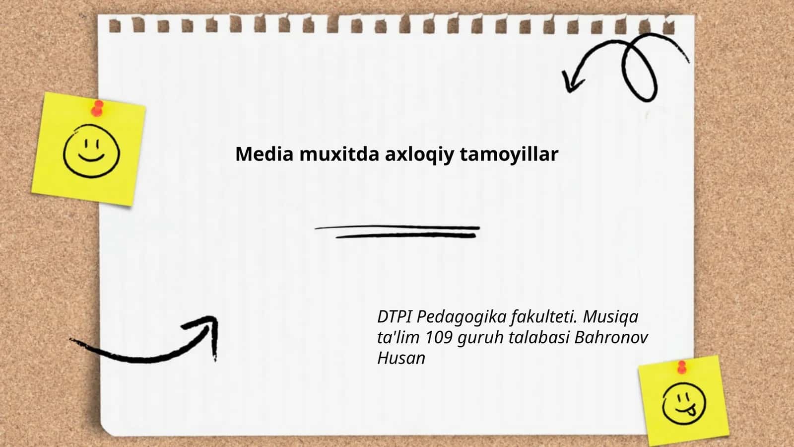 Media muxitda axloqiy tamoyillar