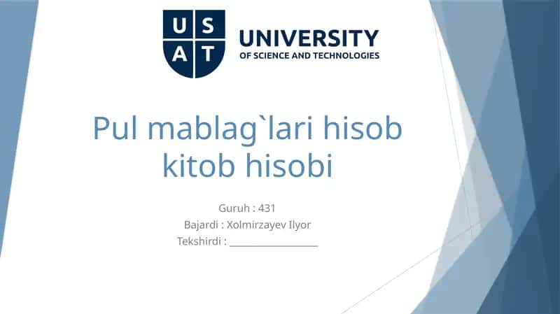 Pulmablag`larihisobkitobhisobi