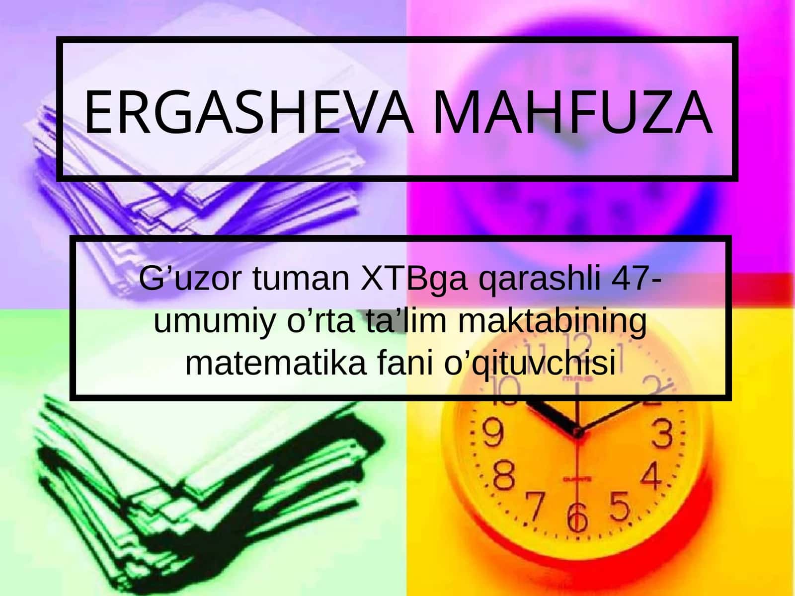 9-sinf Algebra fanidan dars ishlanma. Ikkilangan burchakning sinusi va kosinusi