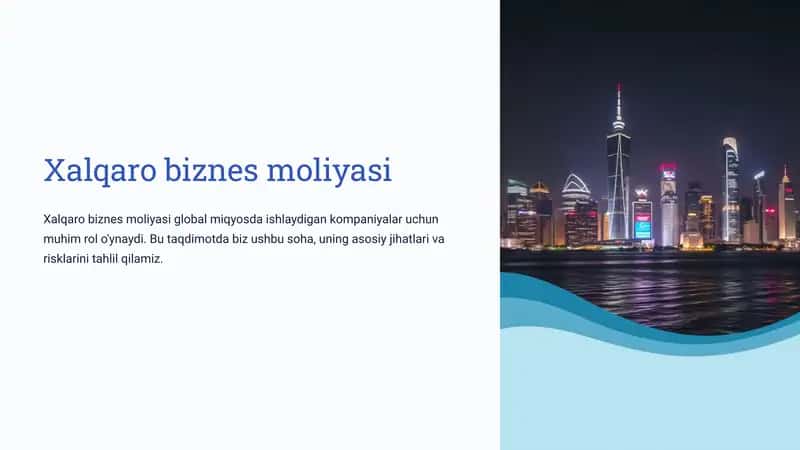 Xalqaro biznes moliyasi