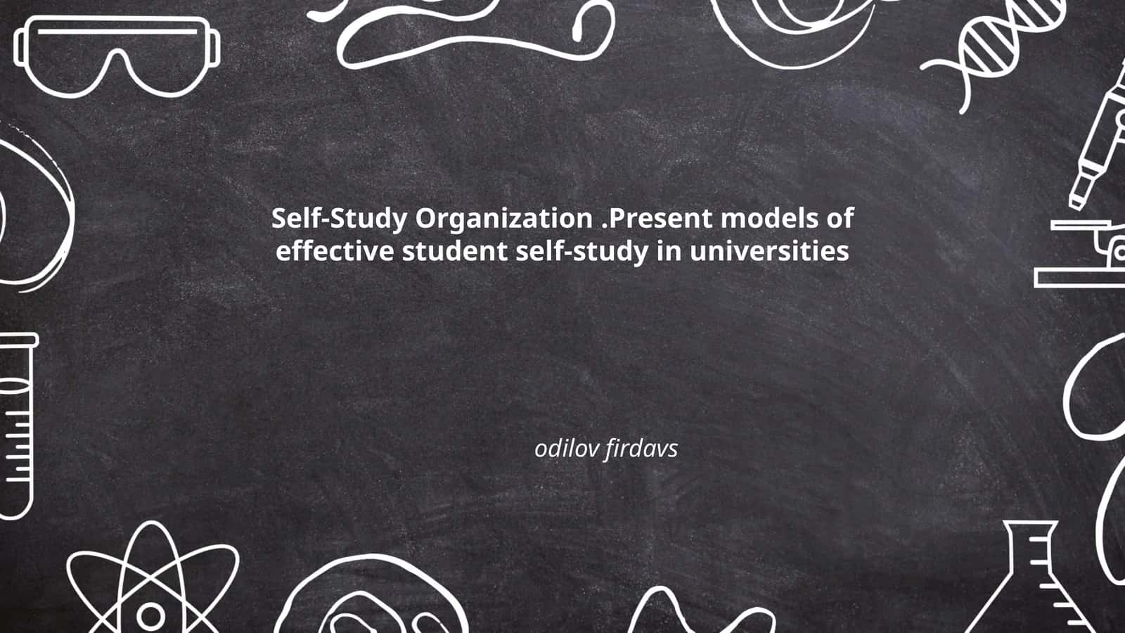 Self-Study Organization