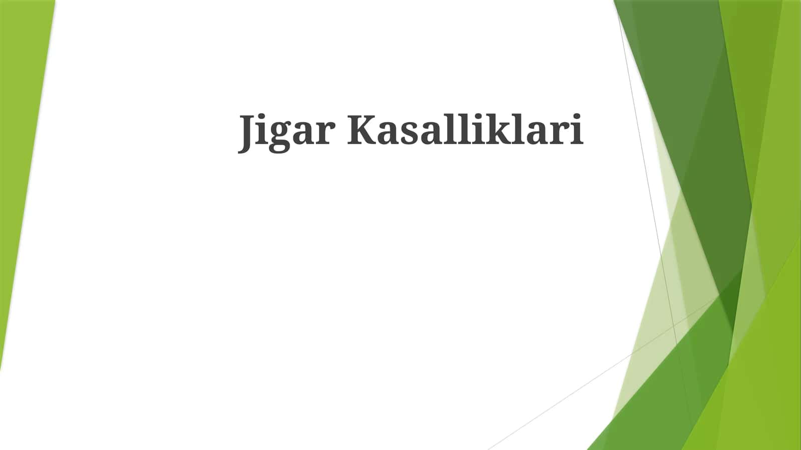 JigarKasalliklari