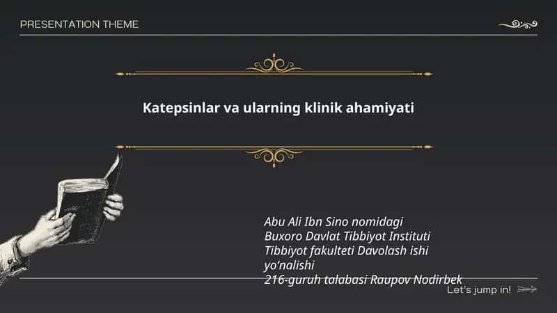 Katepsinlar va ularning klinik ahamiyati