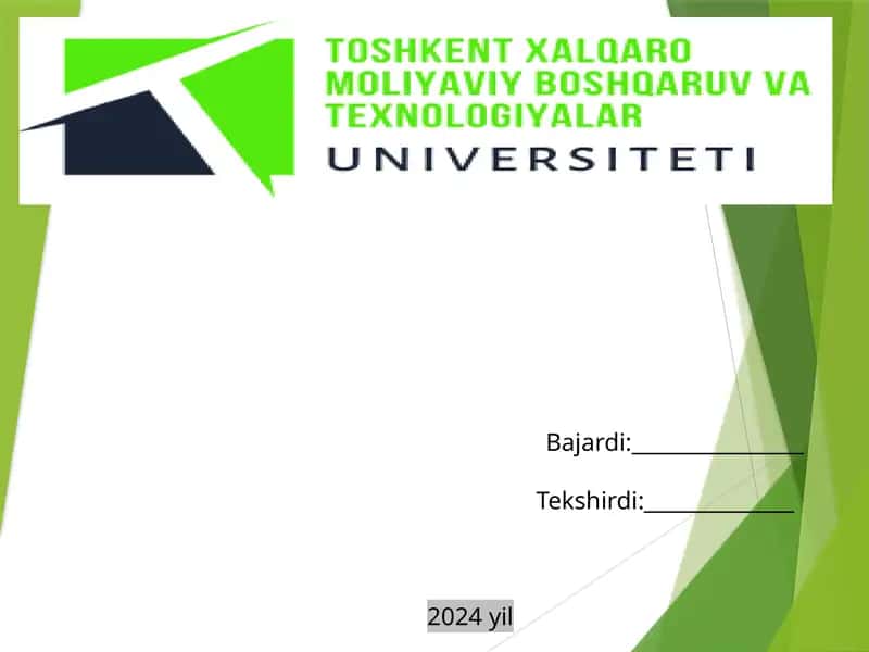 O’qituvchini kreativ salohiyati