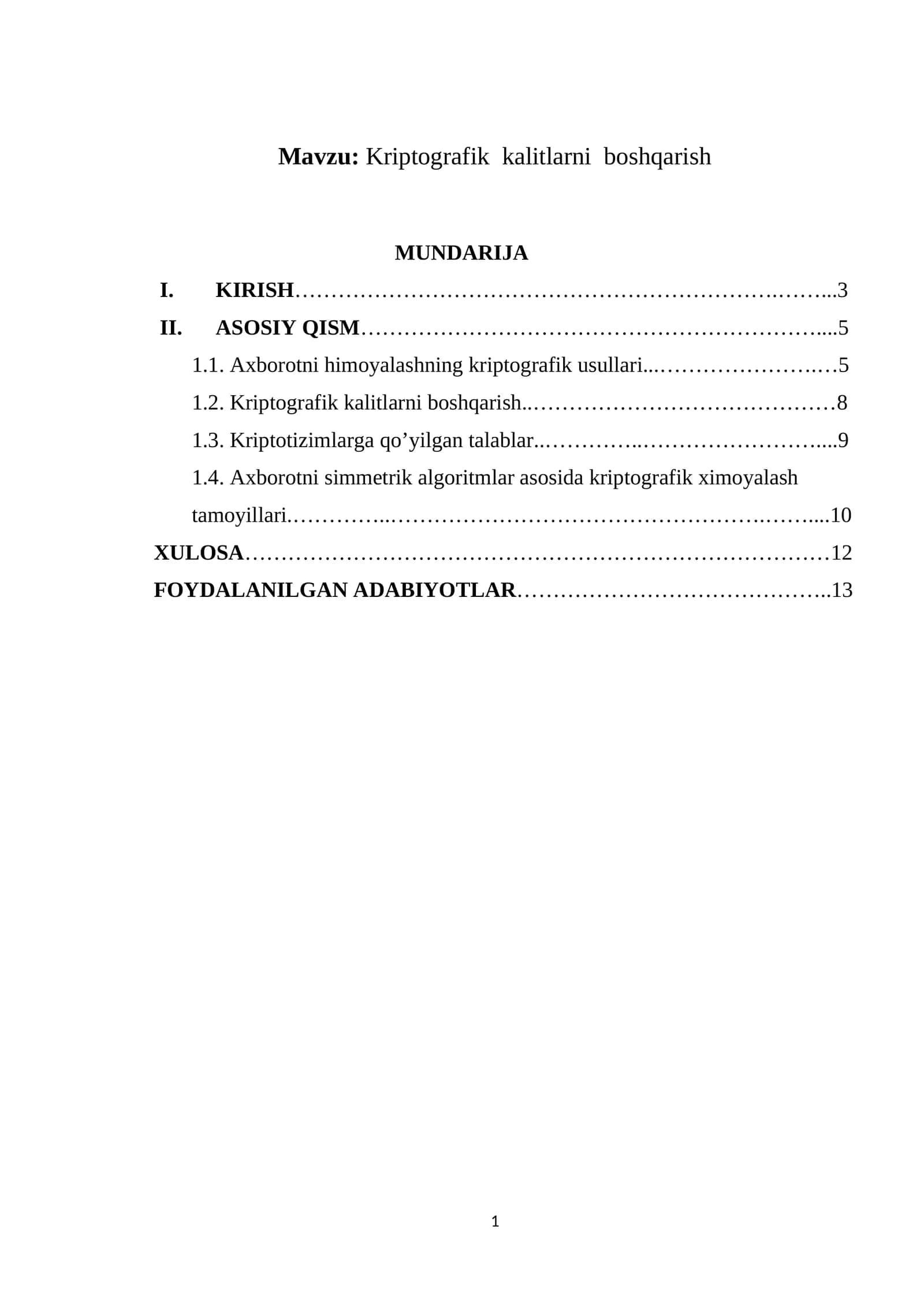 Kriptografik kalitlarni boshqarish