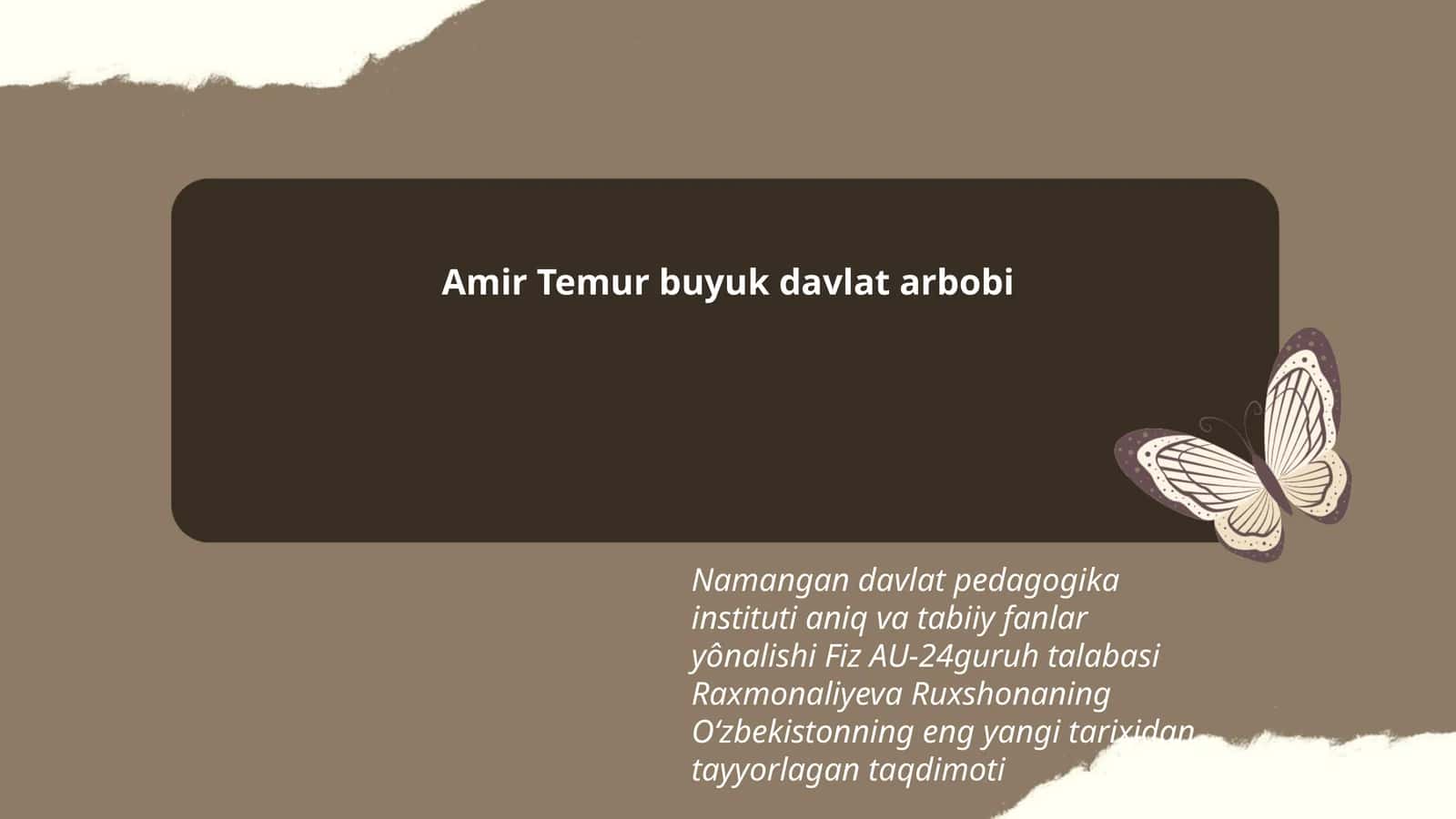 Oʻzbekistonning eng yangi tarixi