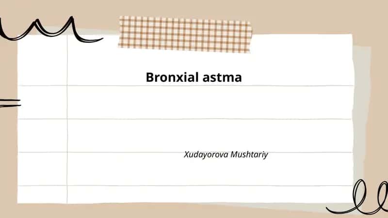 Bronxial astma