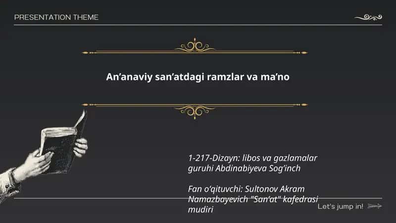 An’anaviy san’atdagi ramzlar va ma’no