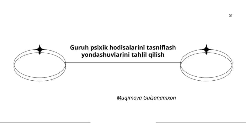 Guruh Psixik Hodisalarini Tasniflash Yondashuvlarini Tahlil Qilish