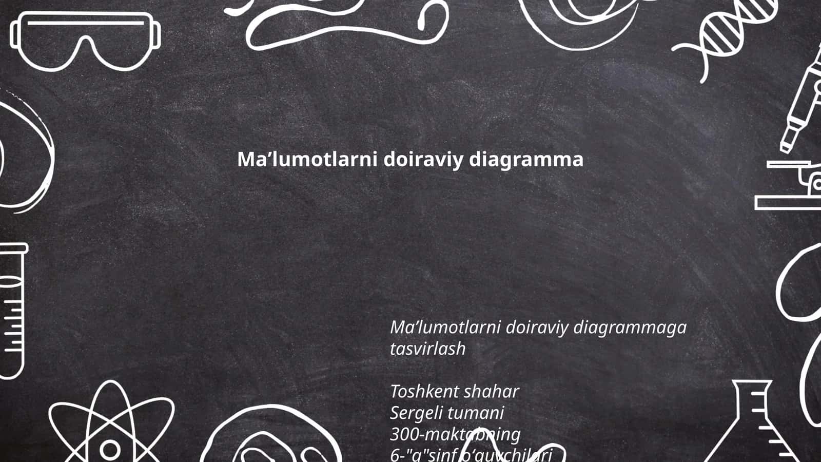 Maʼlumotlarni doiraviy diagramma