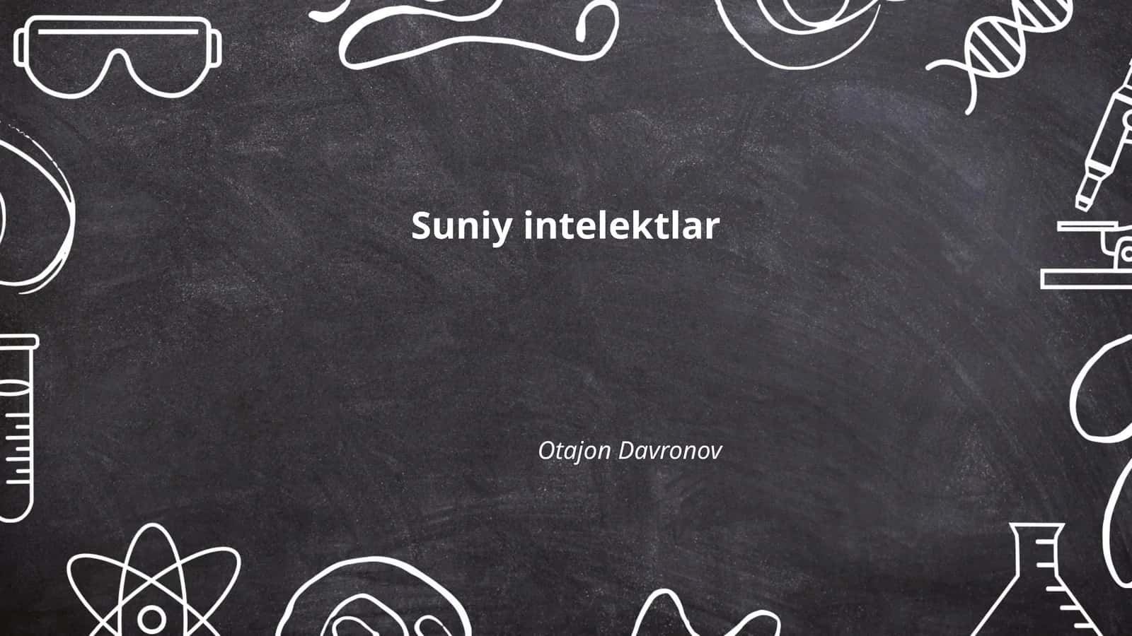 Suniy intellekt tarixi