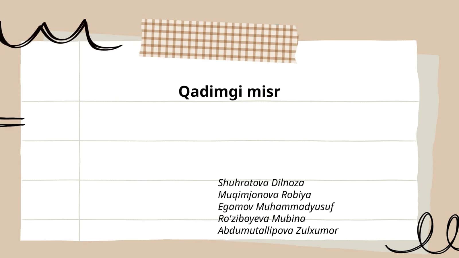 Qadimgi Misr tarixi va hukmronlik davrlari