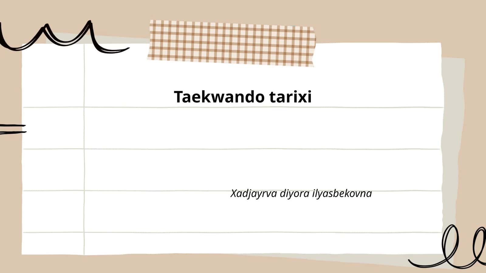 Taekwando tarixi