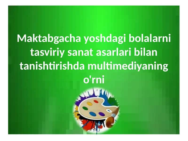 Tаsviriy sаn’аt