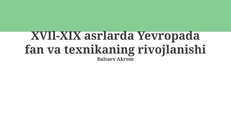 Qurol-yarog‘ texnologiyalari