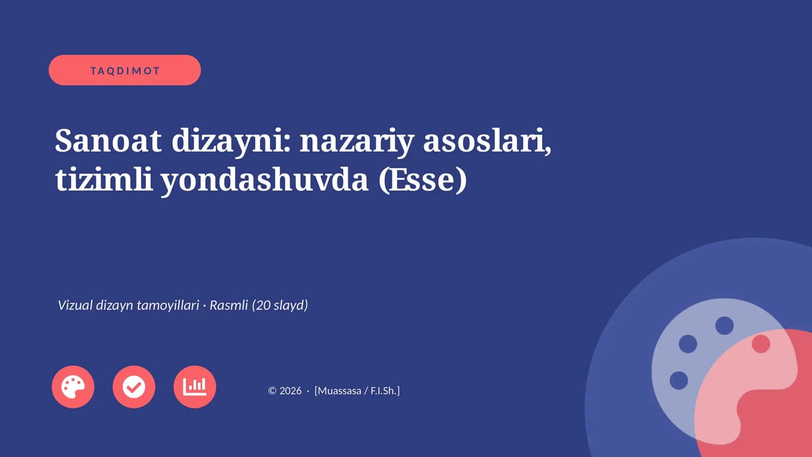 Sanoat dizayni: nazariy asoslari, tizimli yondashuvda (Esse)