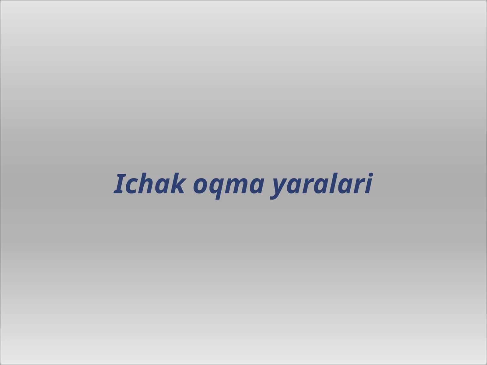 Ichakoqmayaralari