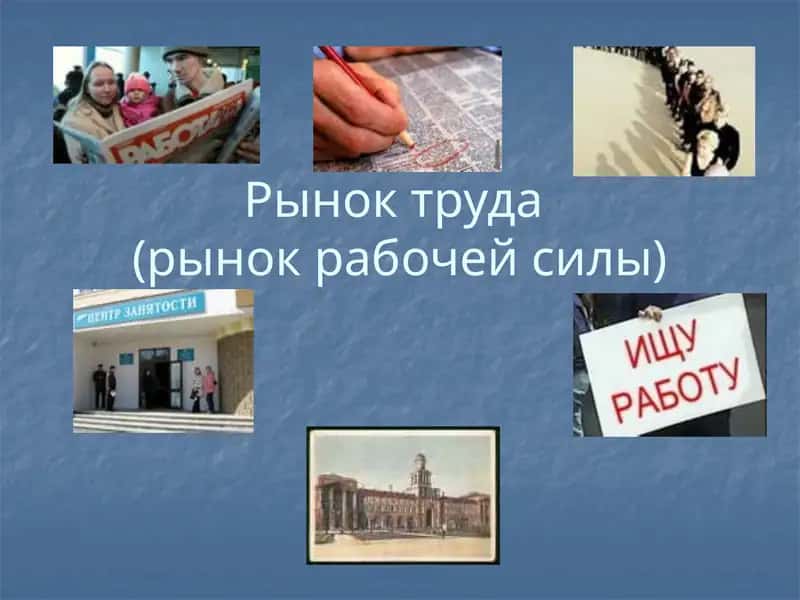 Рынок труда(рынок рабочей силы)