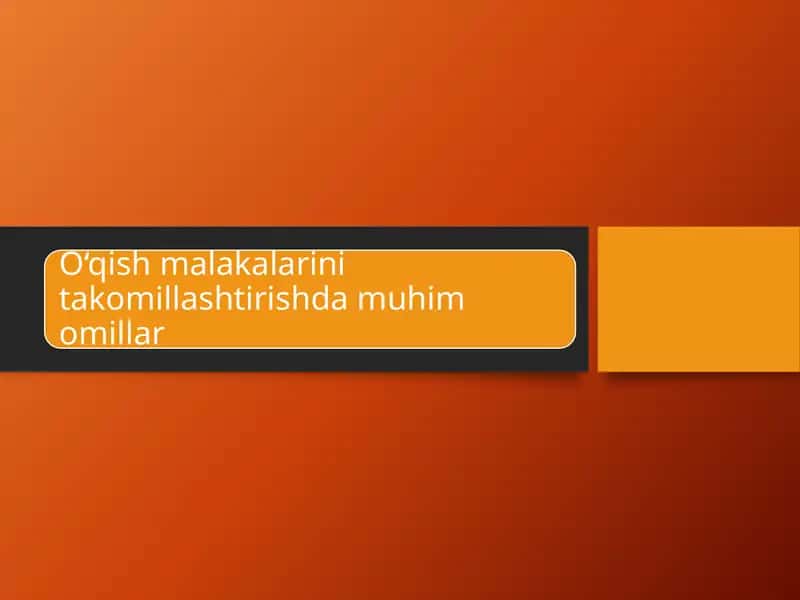 O‘qituvchining metodik yondashuvi