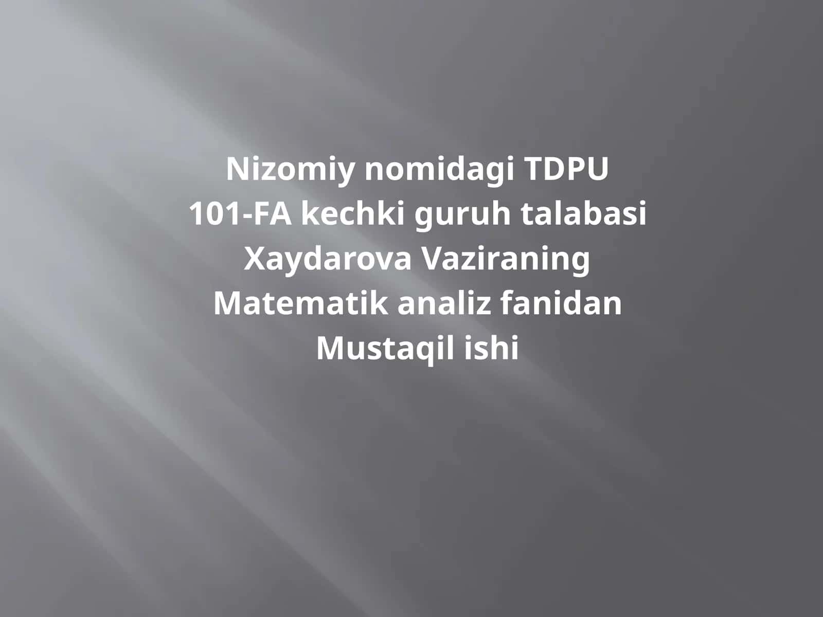 NizomiynomidagiTDPU
